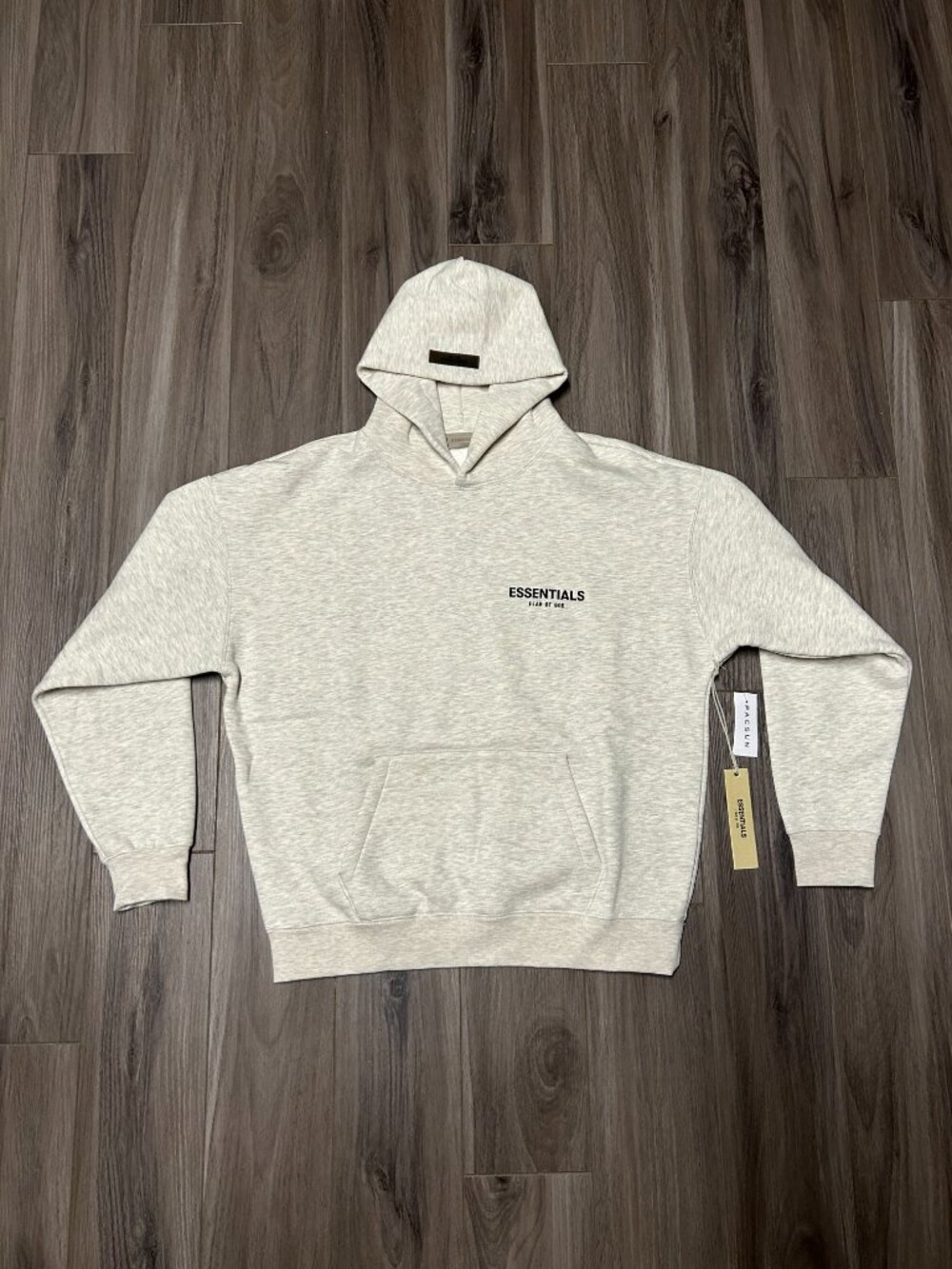 Essentials Fear of God Light Oatmeal Hoodie Brand New